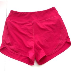 CRZ YOGA  Womens Pink lined gym running shorts size Small